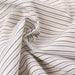 swatch-Fine Metallic Stripes on Light Cotton-Fabric-FabricSight