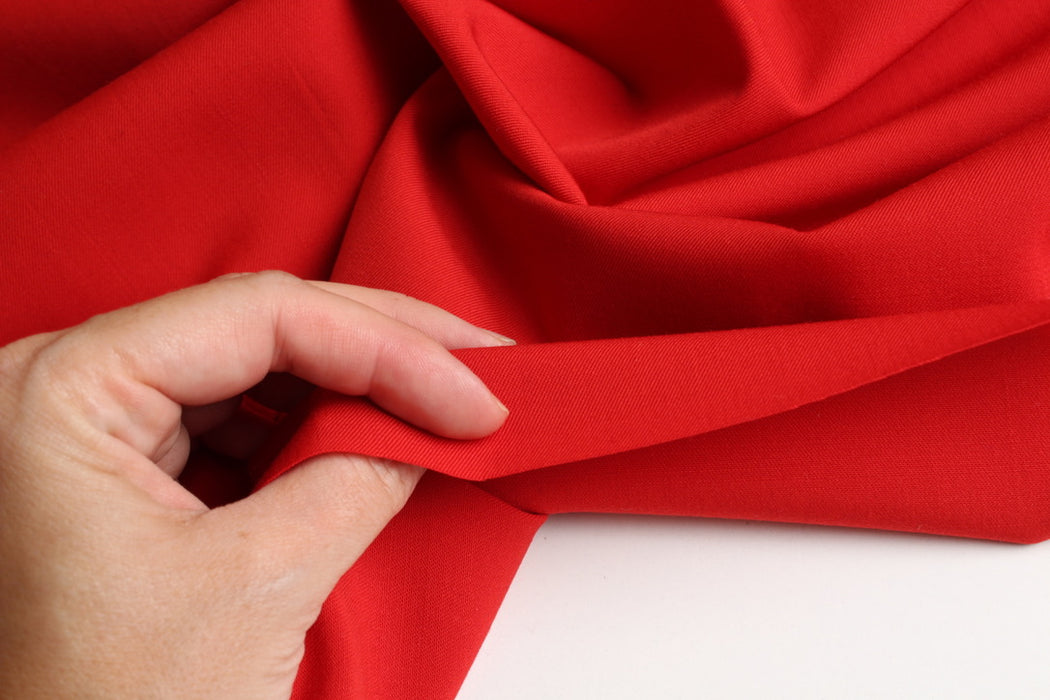 swatch-Fine Wool Blend Twill – Spanish Deadstock Collection-Fabric-FabricSight