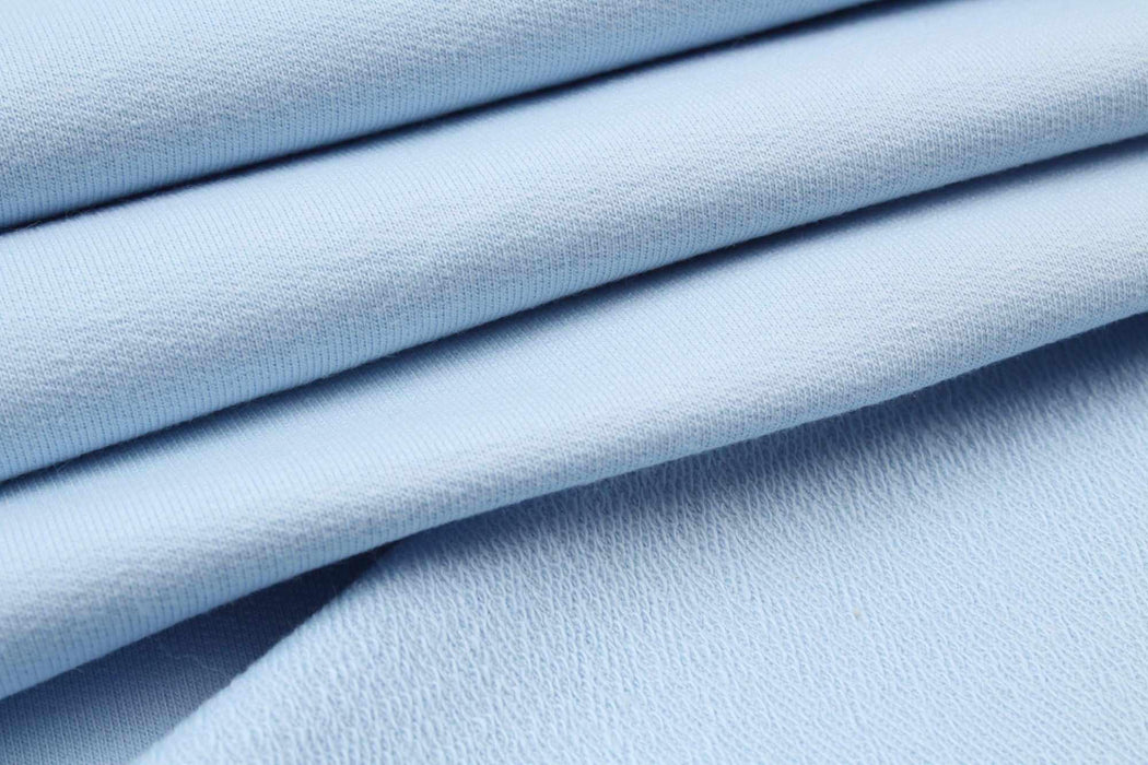 swatch-French Terry Organic Cotton Stretch for Sweatshirts-Fabric-FabricSight