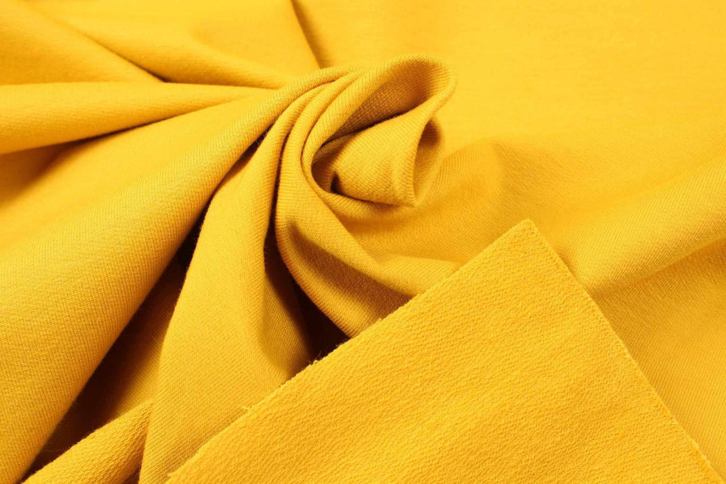 swatch-French Terry Organic Cotton Stretch for Sweatshirts-Fabric-FabricSight