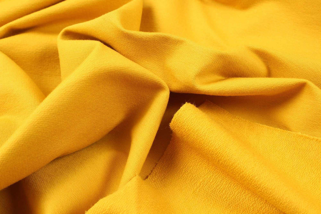 swatch-French Terry Organic Cotton Stretch for Sweatshirts-Fabric-FabricSight