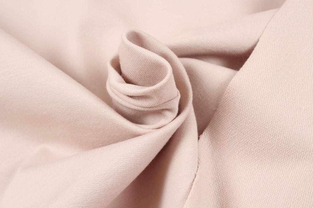 swatch-French Terry Organic Cotton Stretch for Sweatshirts-Fabric-FabricSight