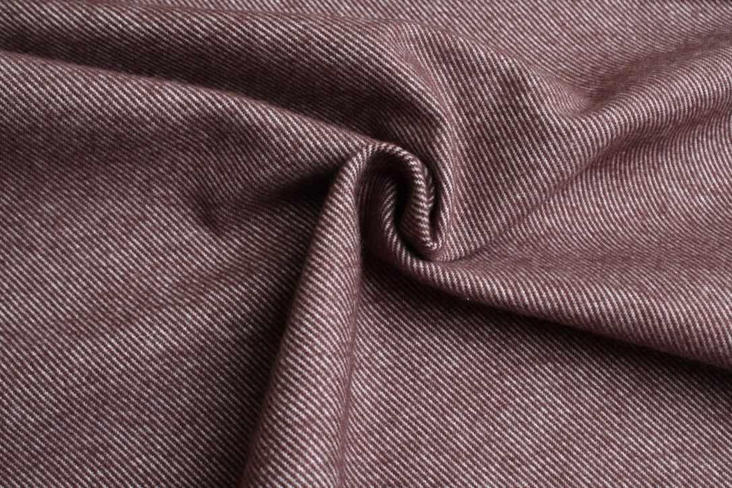 swatch-Heavy Brushed Melange Flannel Twill – Recycled Cotton Blend – 5 Autumn Colors-Fabric-FabricSight