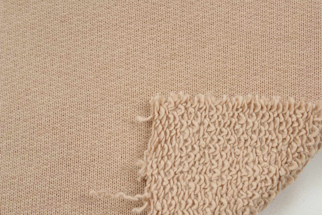 swatch-Heavy Organic Cotton Loopback Fleece - 8 Colors Available-Fabric-FabricSight