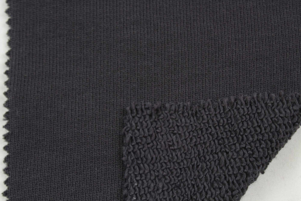 swatch-Heavy Organic Cotton Loopback Fleece - 8 Colors Available-Fabric-FabricSight