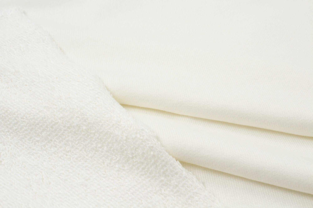 swatch-Heavy Organic Cotton Loopback Fleece - 8 Colors Available-Fabric-FabricSight