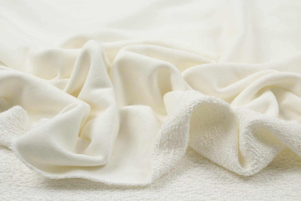 swatch-Heavy Organic Cotton Loopback Fleece - 8 Colors Available-Fabric-FabricSight
