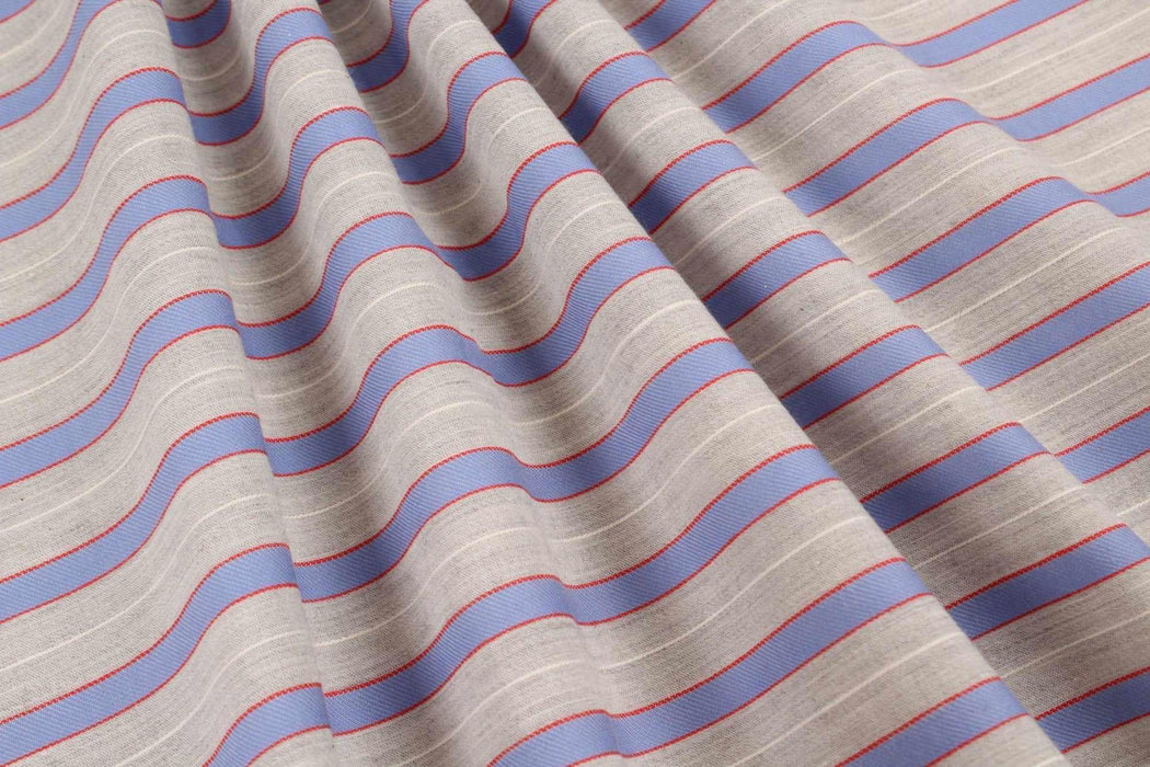 swatch-Jacquard Shirting - Stripes-Fabric-FabricSight
