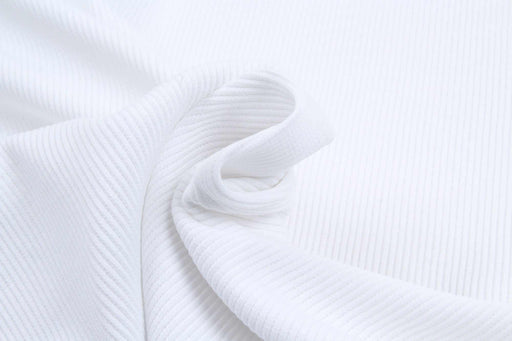 swatch-Light Organic Cotton Rib 2x2 for Tops - 20 Colors Available-Fabric-FabricSight