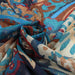 swatch-Light Polyester Bambula - Paisley XL Print (Blue) - M.O.Q 30 Mts-Fabric-FabricSight