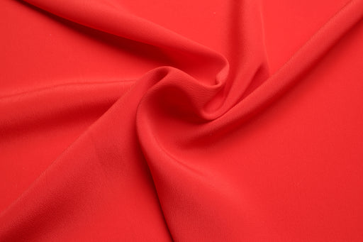 swatch-Light-Weight Silk Acetate Georgette - Red-Fabric-FabricSight
