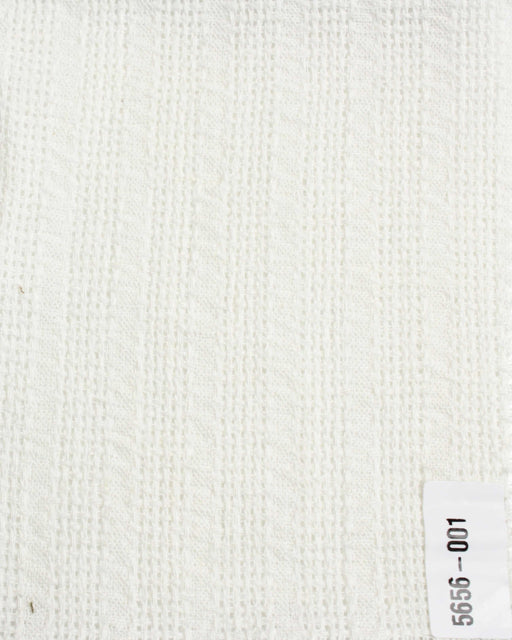 swatch-Linen Cotton Barré Etamine – Washed Texture – European Flax Blend-Fabric-FabricSight