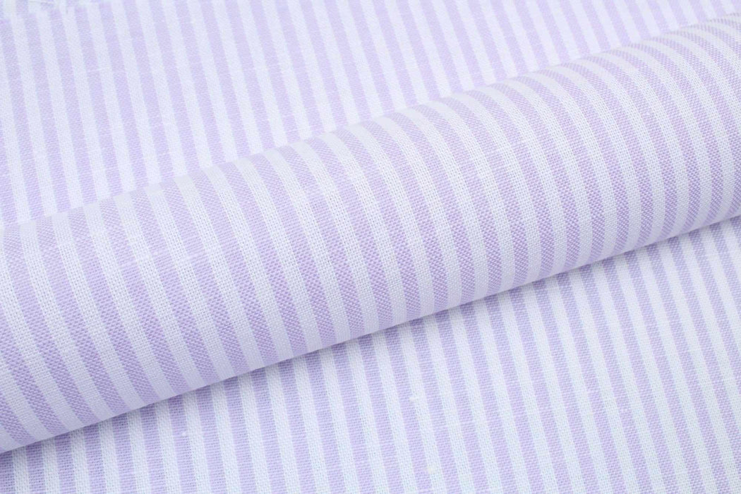 swatch-Linen Cotton Stripes - 6 colors-Fabric-FabricSight
