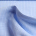 swatch-Linen Cotton Yarn-Dyed Stripe Shirting – Light Blue & White – European Flax-Fabric-FabricSight