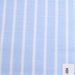 swatch-Linen Cotton Yarn-Dyed Stripe Shirting – Light Blue & White – European Flax-Fabric-FabricSight