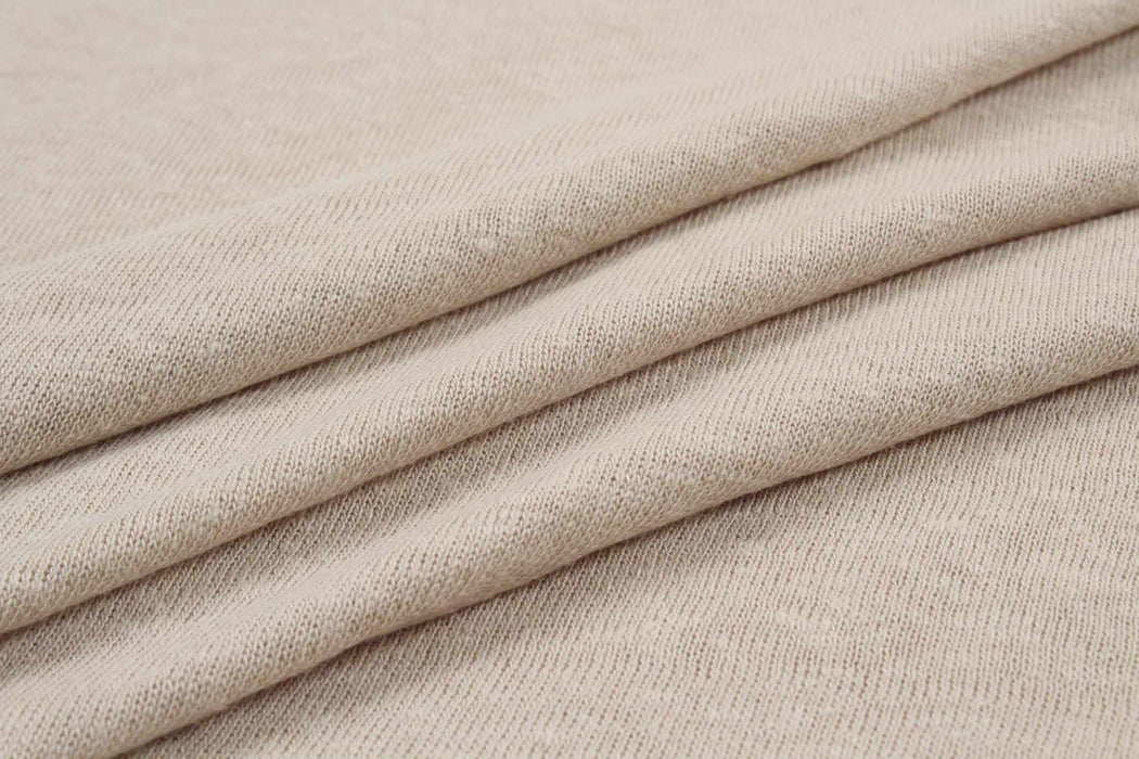 swatch-Linen Viscose Jersey for T-Shirts - 19 Colors-Fabric-FabricSight