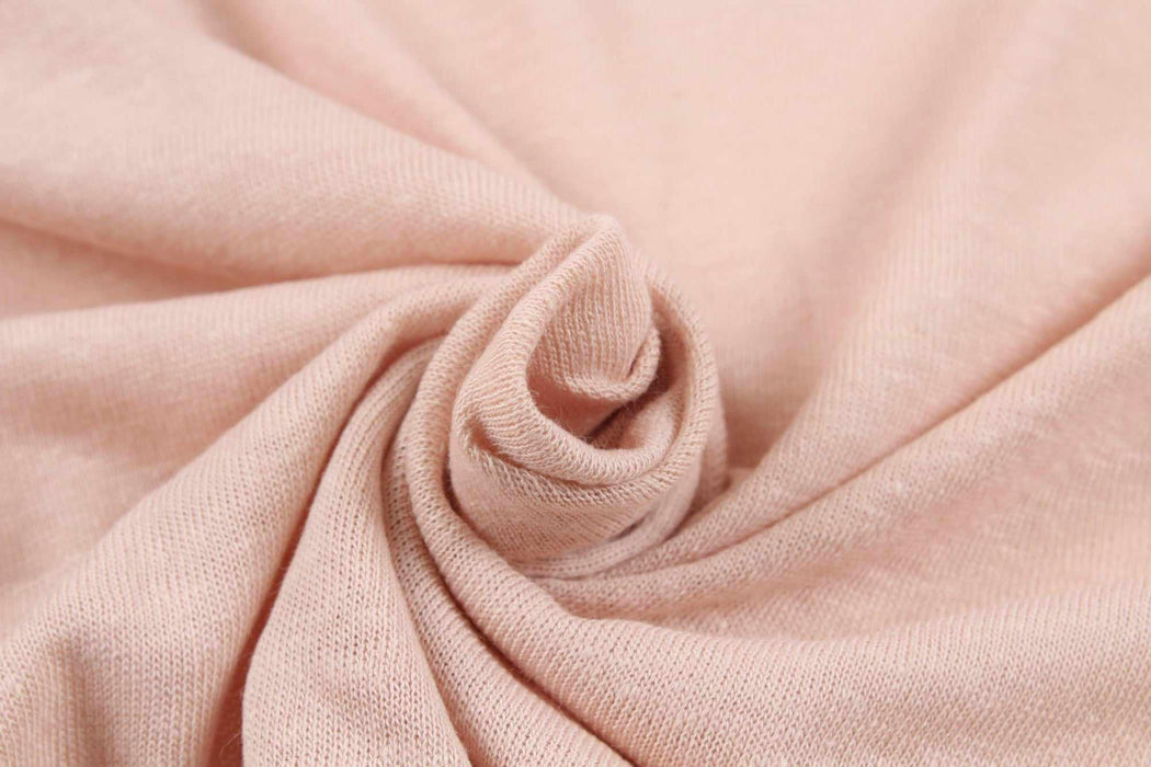 swatch-Linen Viscose Jersey for T-Shirts - 19 Colors-Fabric-FabricSight