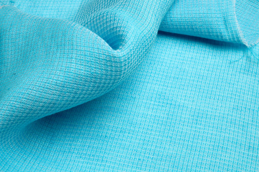 swatch-Linen & Viscose Micro Waffle – Lightweight Yarn-Dyed Fabric-Fabric-FabricSight