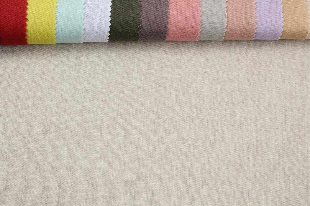 swatch-Luxury Linen Viscose for Tops - 21 Colors-Fabric-FabricSight