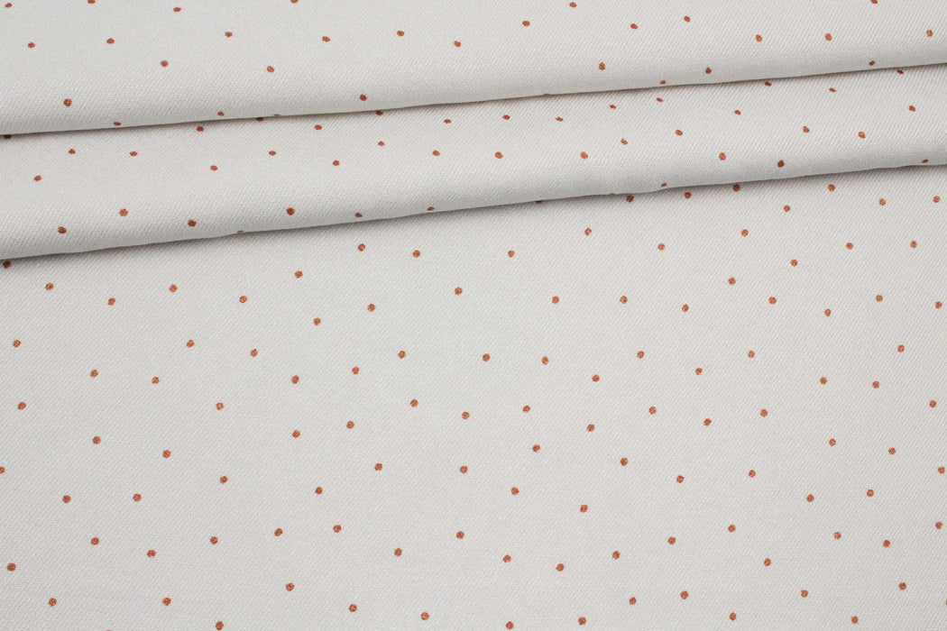 swatch-Luxury Viscose Twill - Printed Dots - 7 colors available-Fabric-FabricSight