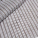 swatch-Luxury Yarn Dyed Melange Linen Brown Stripes-Fabric-FabricSight