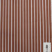 Matte Striped Stretch Cotton Poplin – Brown & White-Fabric-FabricSight
