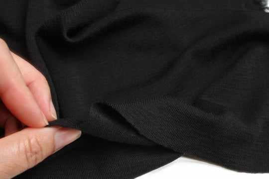 swatch-Merino Wool 1x1 Rib Jersey – Extra Fine Merino – 6 Colors Available-Fabric-FabricSight