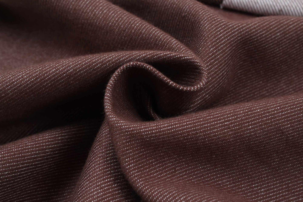 swatch-Mid-Weight Cotton Flannel Twill for Over-Shirts-Fabric-FabricSight