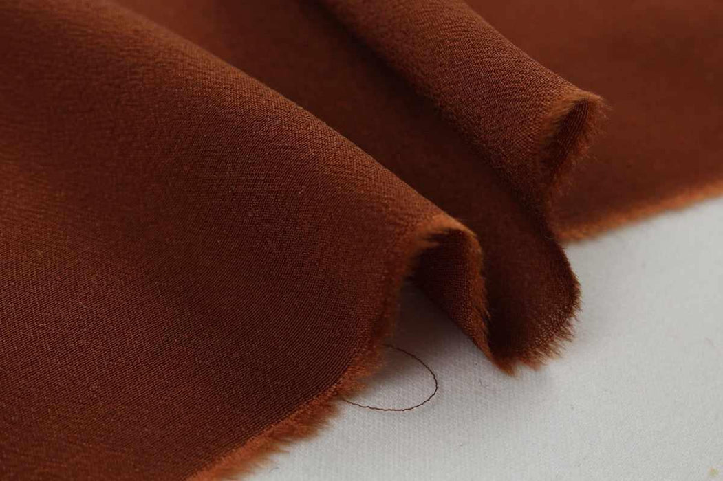 swatch-Natural Silk Crepe de Chine - Light-Weight - 14 Colors Available-Fabric-FabricSight