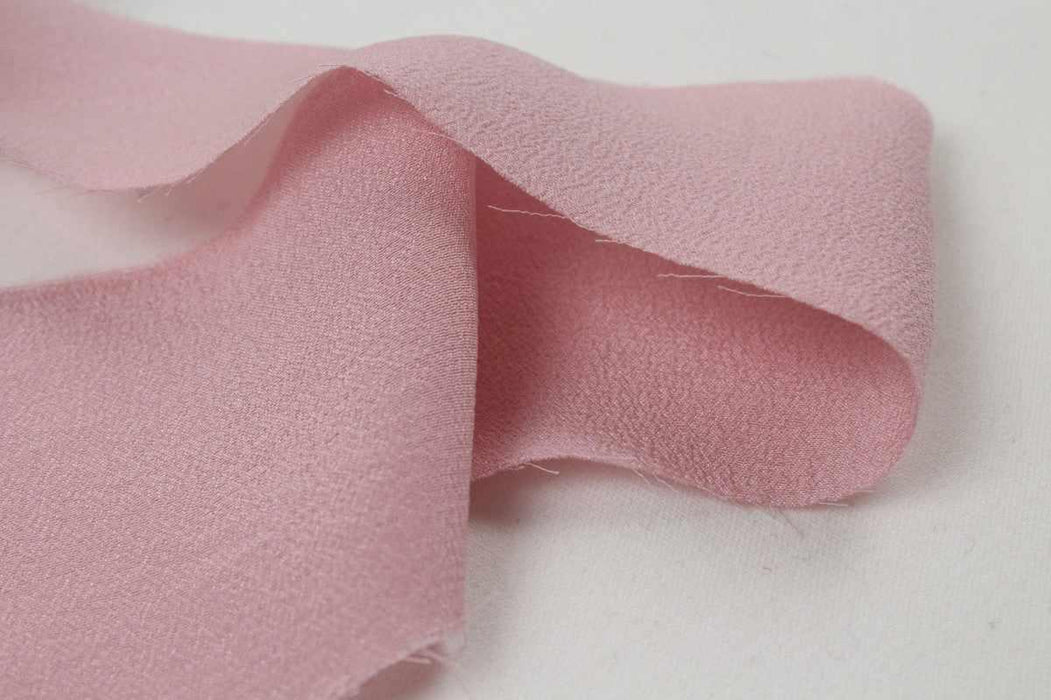 swatch-Natural Silk Crepe de Chine - Light-Weight - 14 Colors Available-Fabric-FabricSight