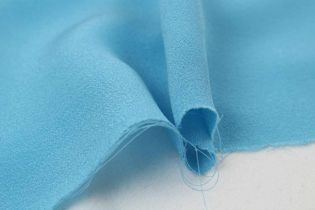 swatch-Natural Silk Crepe de Chine - Light-Weight - 14 Colors Available-Fabric-FabricSight