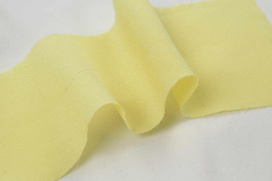 swatch-Natural Silk Crepe de Chine - Light-Weight - 14 Colors Available-Fabric-FabricSight