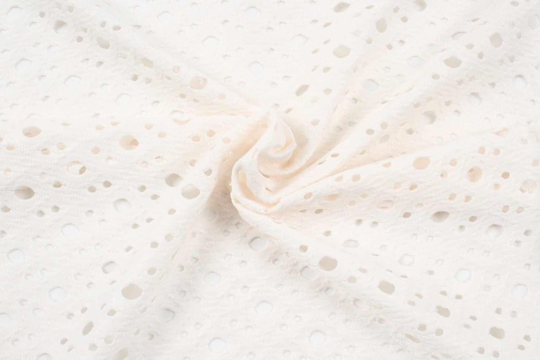 swatch-Openwork Knitted Jacquard for Swimwear-Fabric-FabricSight
