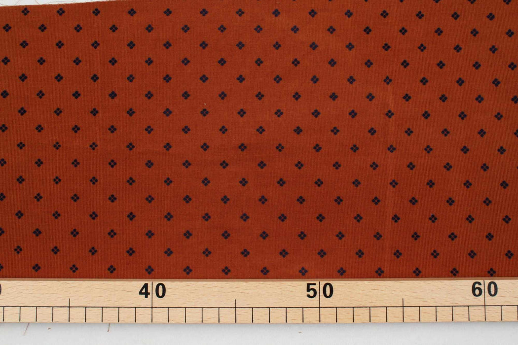 swatch-Organic Cotton Baby Corduroy - Flock Print-Fabric-FabricSight