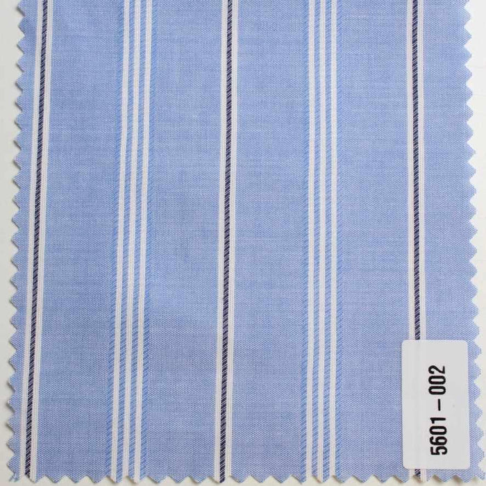 swatch-Organic Cotton Barré Stripe Shirting – Yarn Dyed – 9 Variants – Reorderable-Fabric-FabricSight