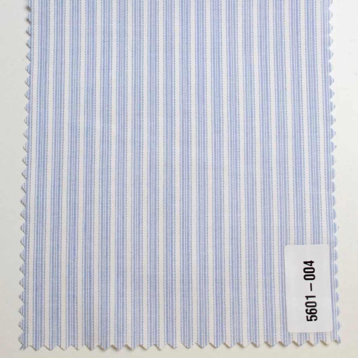 swatch-Organic Cotton Barré Stripe Shirting – Yarn Dyed – 9 Variants – Reorderable-Fabric-FabricSight