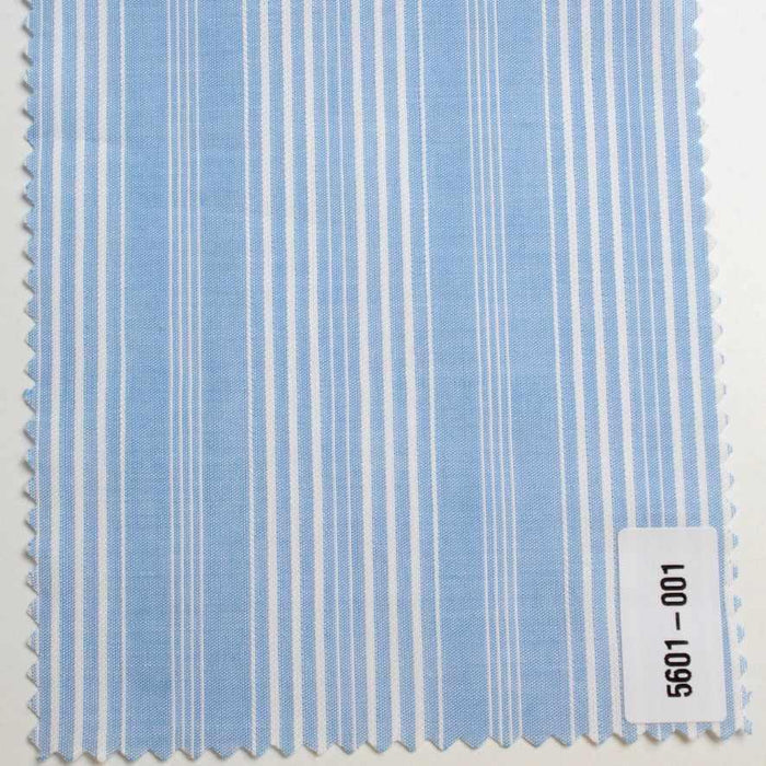 swatch-Organic Cotton Barré Stripe Shirting – Yarn Dyed – 9 Variants – Reorderable-Fabric-FabricSight
