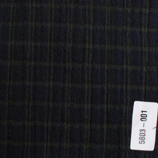 swatch-Organic Cotton Double Gauze – Checks-Fabric-FabricSight