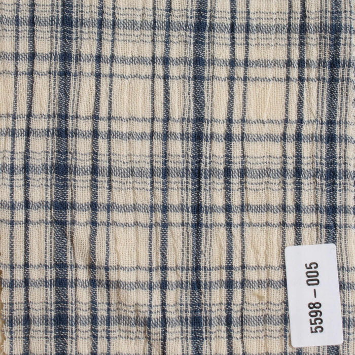 swatch-Organic Cotton Double Gauze – Checks Variety-Fabric-FabricSight