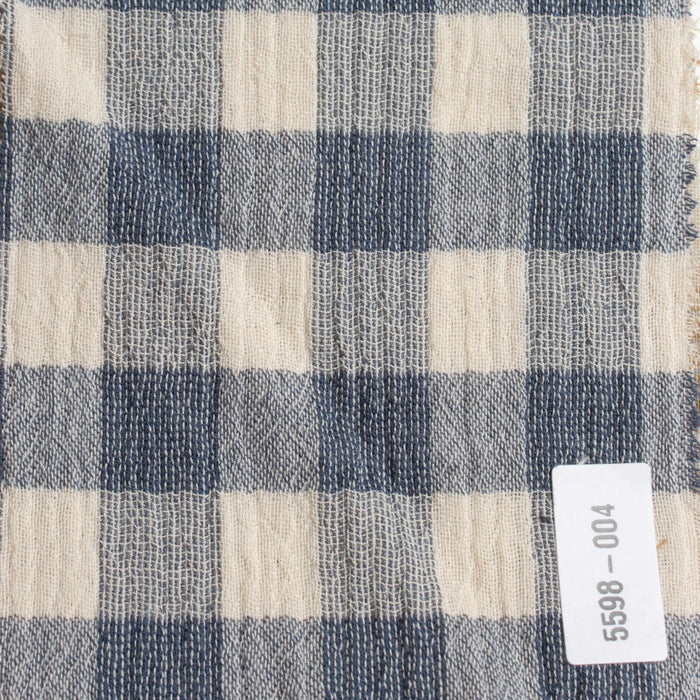 swatch-Organic Cotton Double Gauze – Checks Variety-Fabric-FabricSight