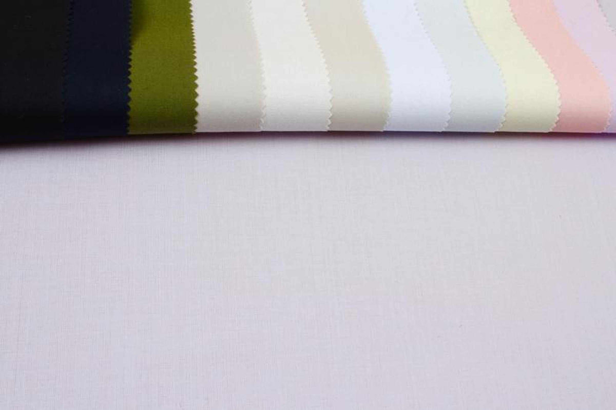 swatch-Organic Cotton Light Voile - 12 colors available — Fabric Sight
