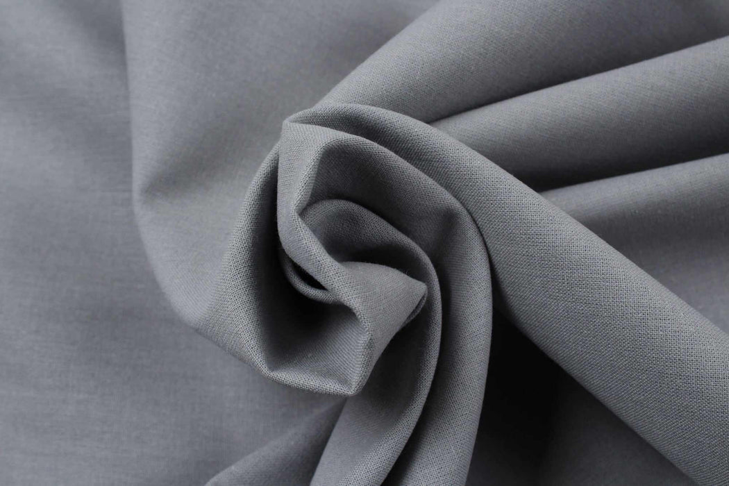swatch-Organic Cotton Poplin - 43 Colors Available-Fabric-FabricSight