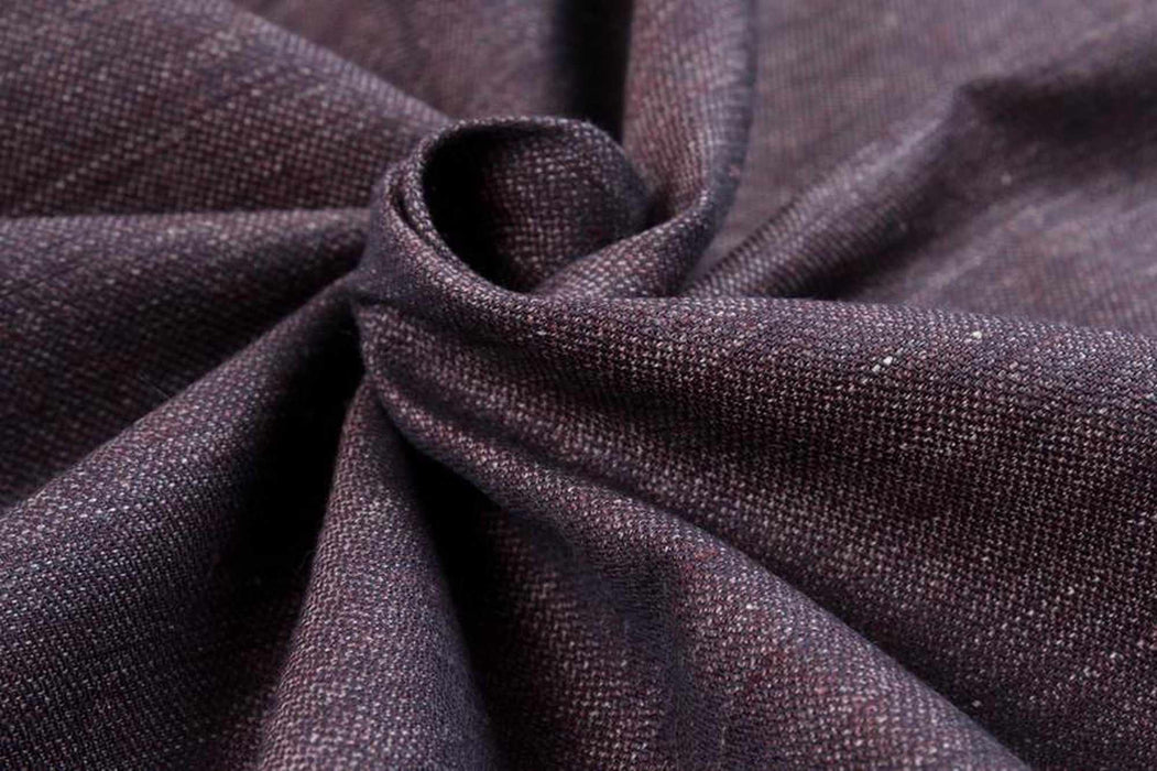 swatch-Premium Linen Cotton for Bottoms - Yarn dyed - Melange colors-Fabric-FabricSight
