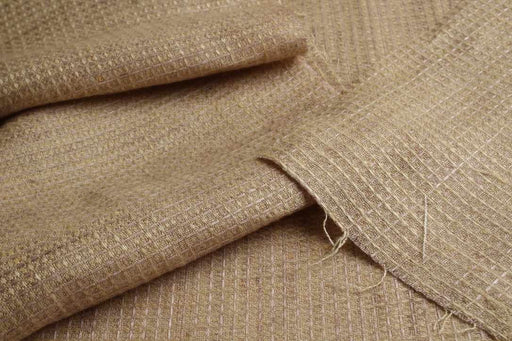 swatch-Premium Waffle Weave Linen – Lightweight & Soft, 100% Linen-Fabric-FabricSight