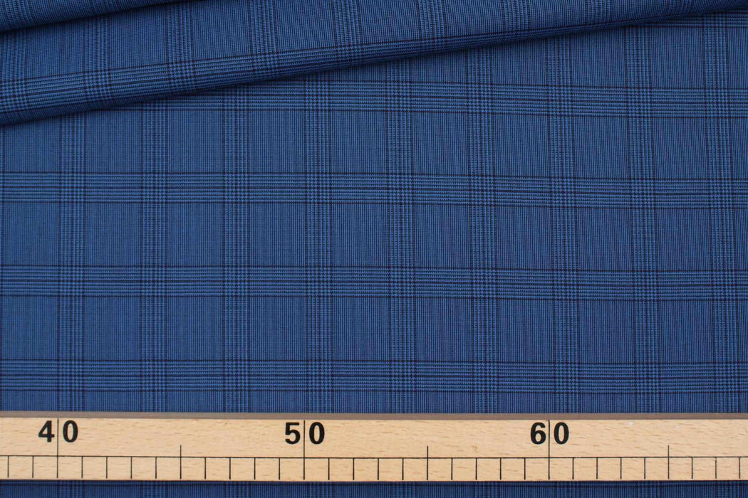 swatch-Prince of Wales Stretch for Separates - CARES-Fabric-FabricSight
