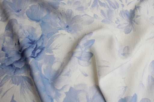 swatch-Printed Mid-Weight Washed Linen-Fabric-FabricSight