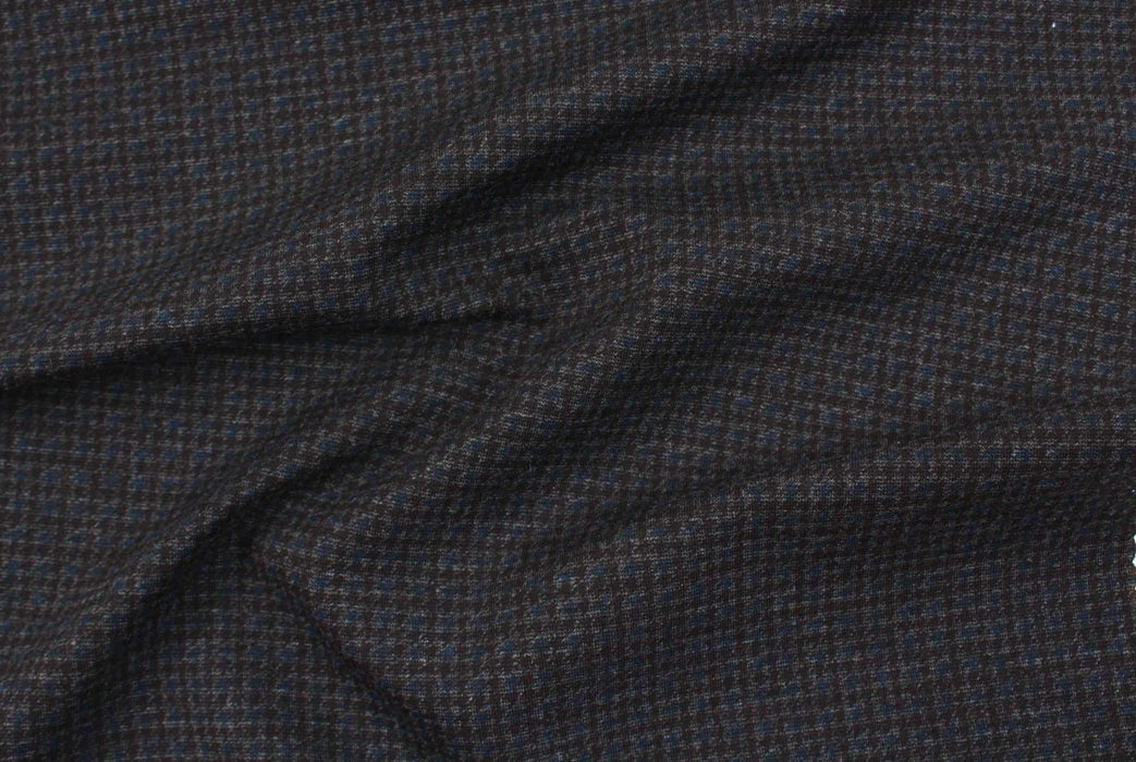 swatch-Punto Roma Bi-Color Houndstooth print-Fabric-FabricSight