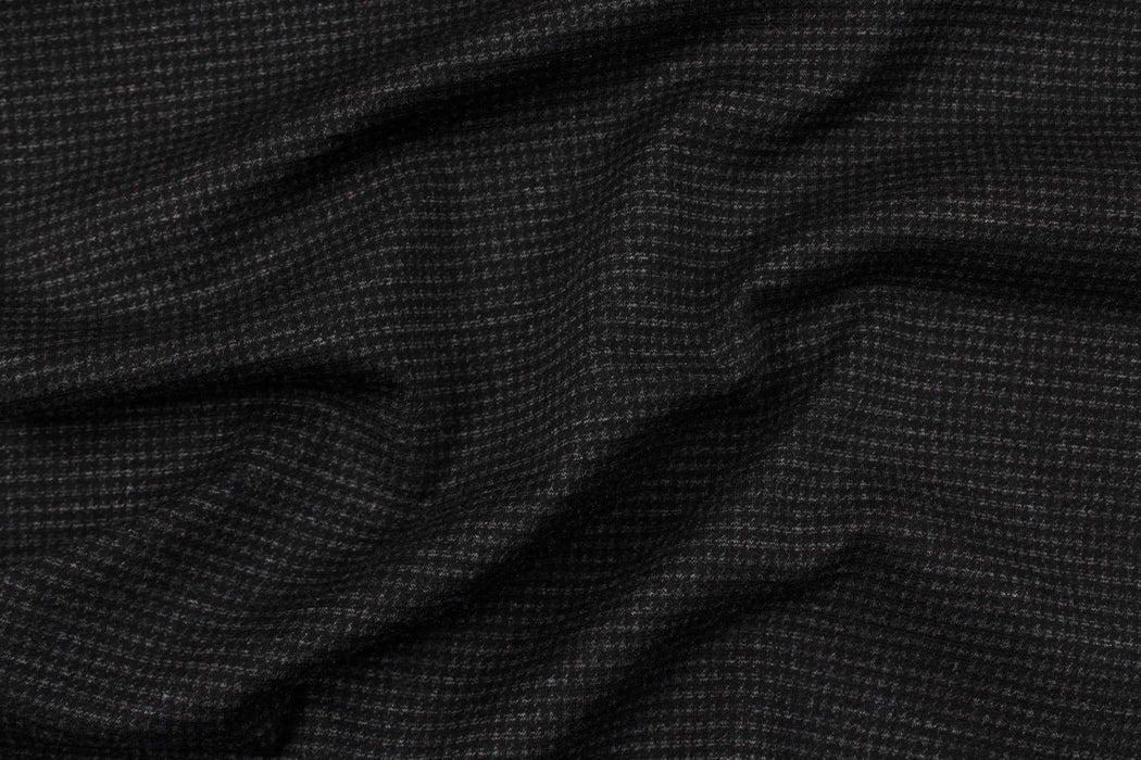 swatch-Punto Roma Houndstooth print-Fabric-FabricSight