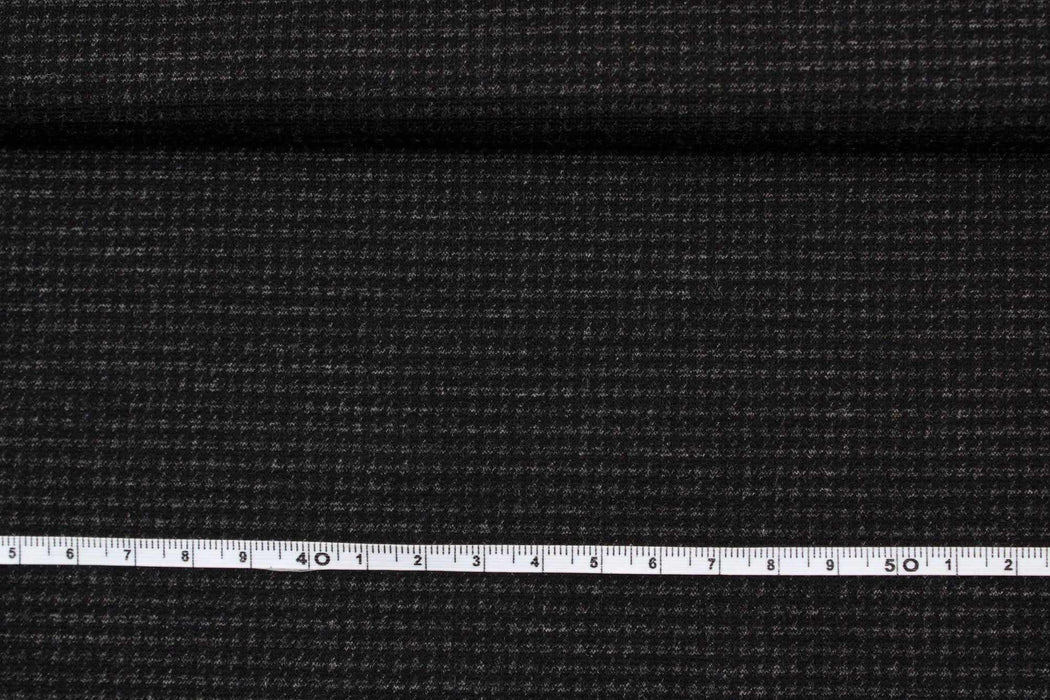 swatch-Punto Roma Houndstooth print-Fabric-FabricSight