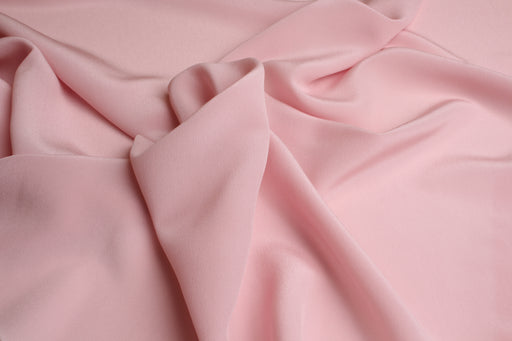 swatch-Pure Silk Crepe de Chine - Baby Pink-Fabric-FabricSight